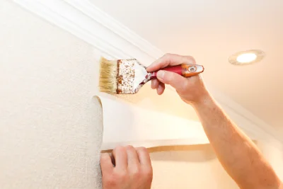 Pose de papier peint à Boissei-la-Lande — revêtements muraux et toiles de verre